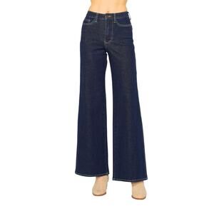 Judy Blue Retro Wide Leg High Rise Denim Pants - 27